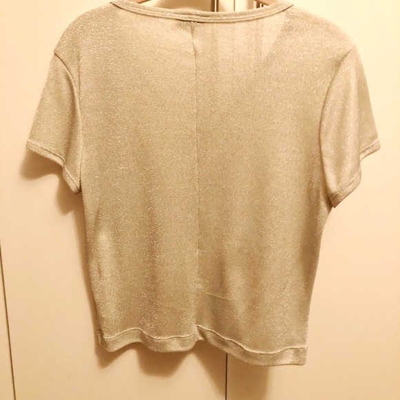 BCBG silver top/skirt set - Picture 4 of 6